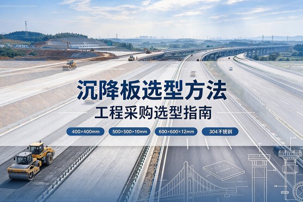 石拐沉降板选择方法
