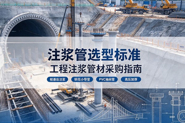 石拐注浆管选型标准