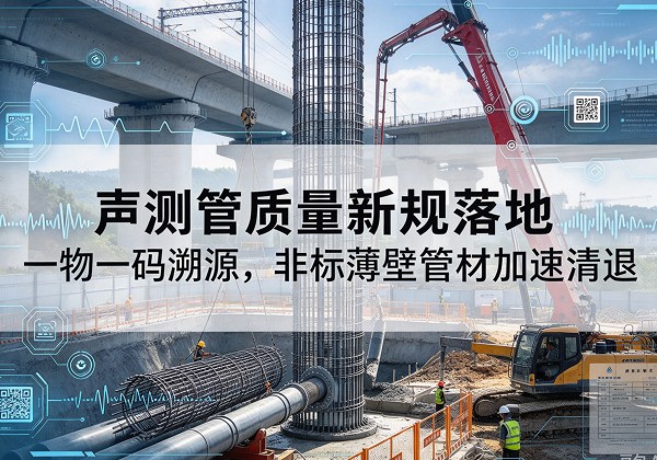 石拐声测管质量新规落地，一物一码溯源，非标薄壁管材加速清退