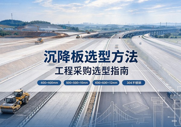 石拐沉降板选择方法